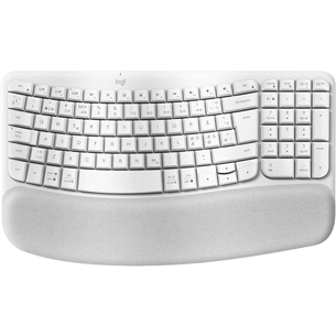 Logitech Wave Keys, SWE, белый - Беспроводная клавиатура 920-012299