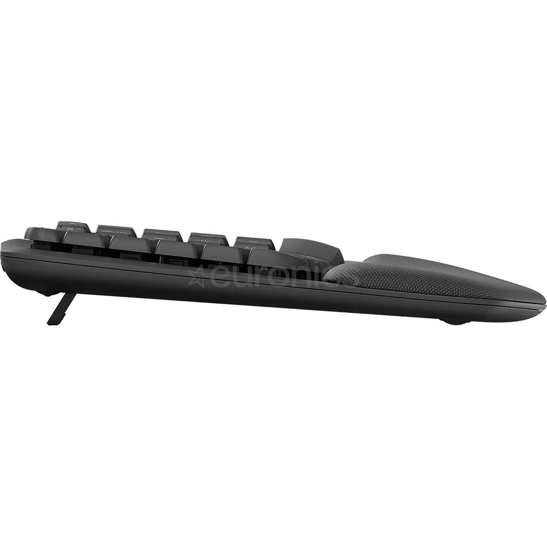 Logitech Wave Keys, US, black - Wireless keyboard