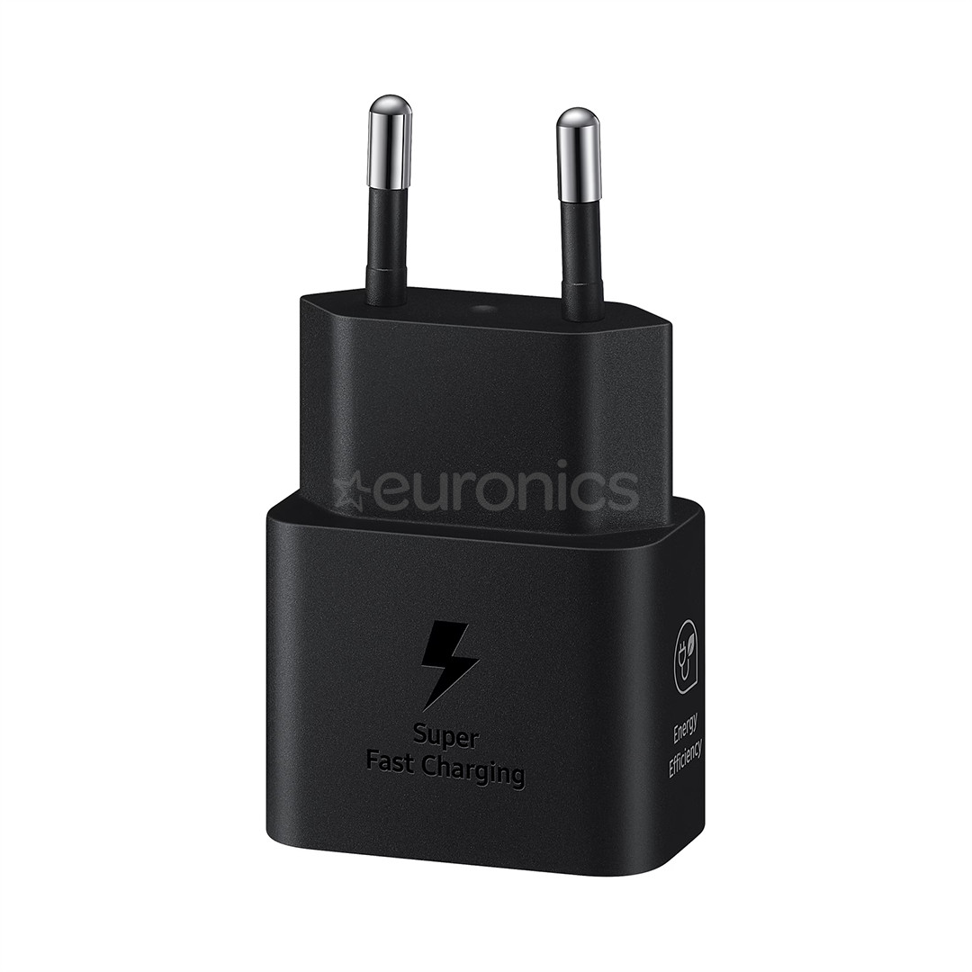 Samsung, USB-C, 25 W, black - Power adapter