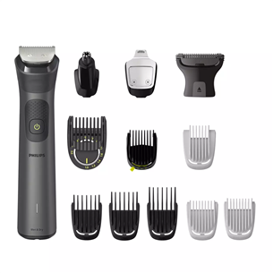 Philips All-in-One Trimmer 7000, pelēka - Trimmeru komplekts