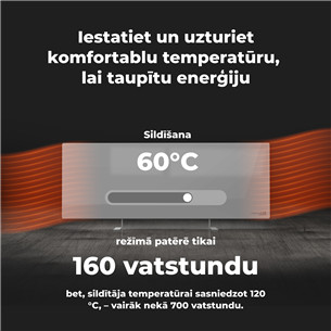 Aeno, 700+ Вт, серый - Обогреватель Premium Eco Smart