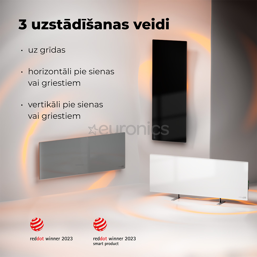 Aeno, 700+ Вт, серый - Обогреватель Premium Eco Smart