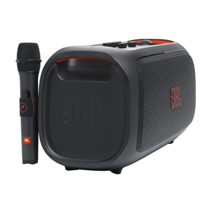 JBL Partybox On-the-Go Essential, melna - Portatīvā mūzikas sistēma