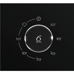 Whirlpool, 485 m³/h, width 60 cm, black - Cooker hood