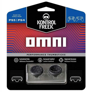 KontrolFreek Omni, PS4, PS5, 2 gab., melna - Apvalks pogām