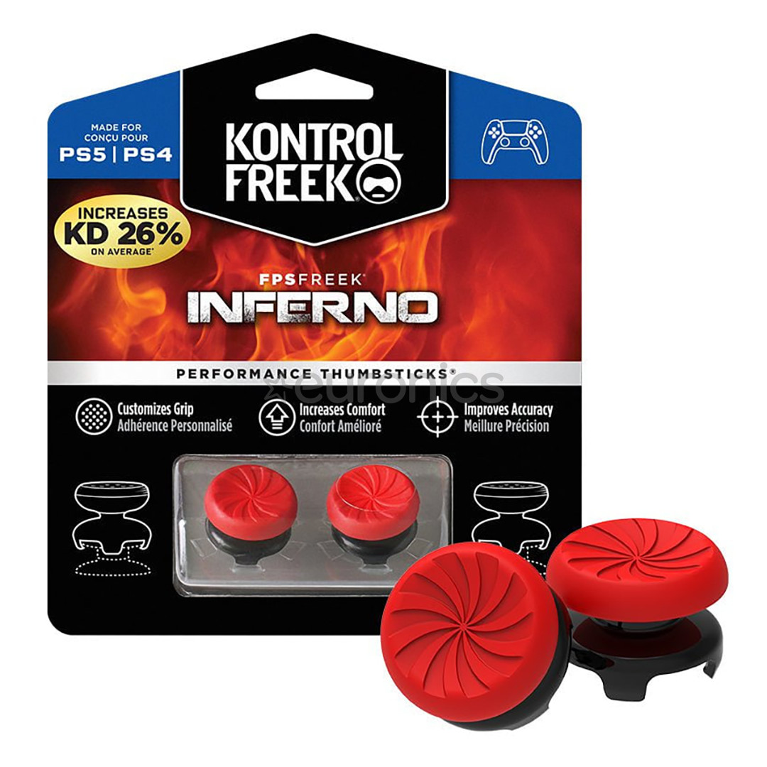 KontrolFreek FPS Freek Inferno, PS4, PS5, 2 gab. - Apvalks pogām