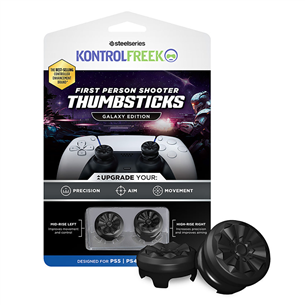 KontrolFreek Black Galaxy, PS4, PS5, 2 gab. - Apvalks pogām