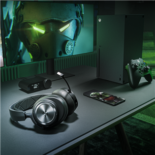 Steelseries Nova Pro Wireless, Xbox One / Series X/S, melna - Bezvadu austiņas ar mikrofonu