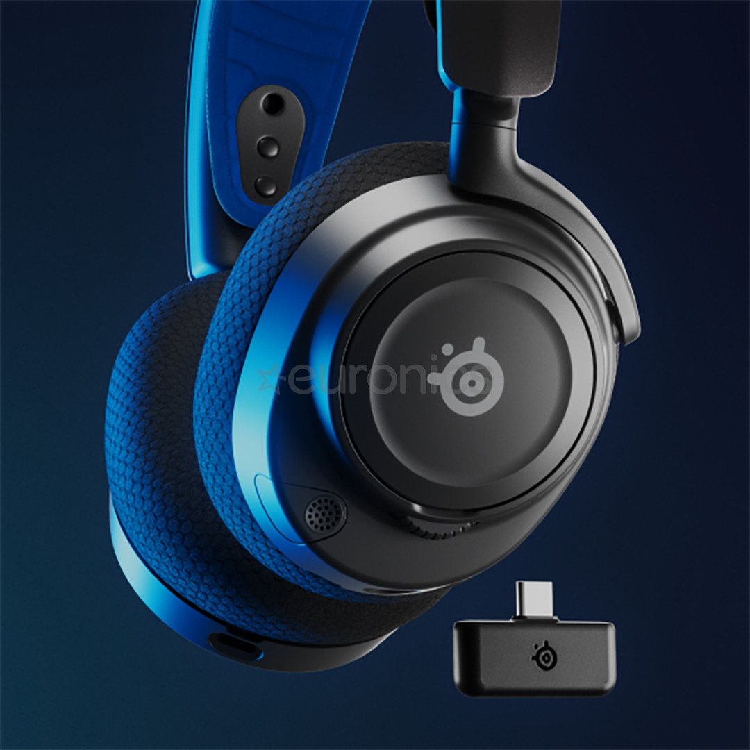 SteelSeries Arctis Nova 7P Wireless, PlayStation 5, black - Wireless headset