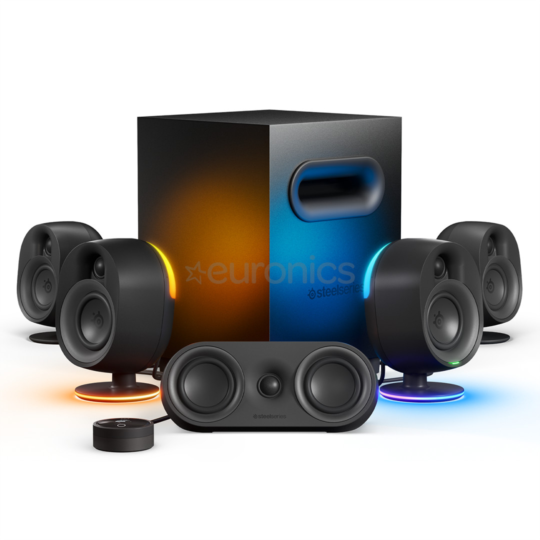 SteelSeries Arena 9, 5.1, melna - Datora skaļruņi