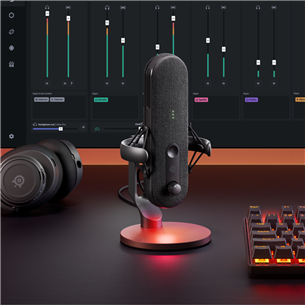 SteelSeries Alias, USB-C, black - Microphone