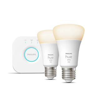 Philips Hue Starter Kit, Bridge, 2x E27, white - Smart light starter kit