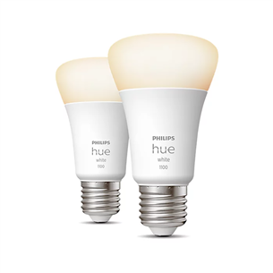 Philips Hue White 1100, E27, белый, 2 шт. - Умные лампы 929002469205