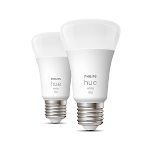 Philips Hue White 1100, E27, белый, 2 шт. - Умные лампы