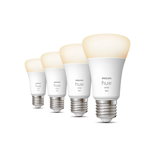 Philips Hue White, E27, balta, 4 gab. - Viedā spuldze