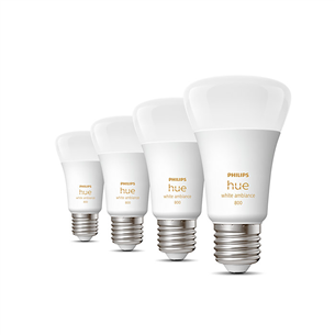 Philips Hue White Ambiance 800, E27, white, 4 pcs - Smart light