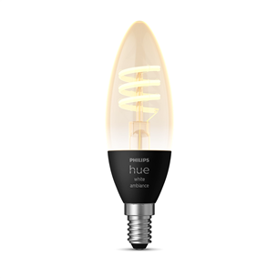 Philips Hue White Ambiance, E14, kvēlspuldze, balta - Viedā spuldze