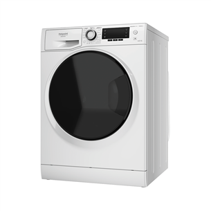 Hotpoint Ariston, 11/7 kg, dziļums 60.5 cm, 1600 apgr/min., balta - Veļas mazgājamā mašīna ar žāvētāju