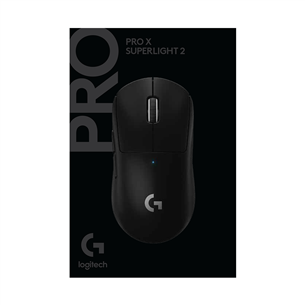 Logitech G PRO X Superlight 2, melna - Bezvadu datorpele