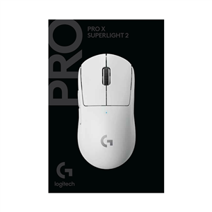 Logitech G PRO X Superlight 2, balta - Bezvadu datorpele