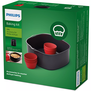 Philips XXL, 2,5 L, Air fryer accessory - Baking set