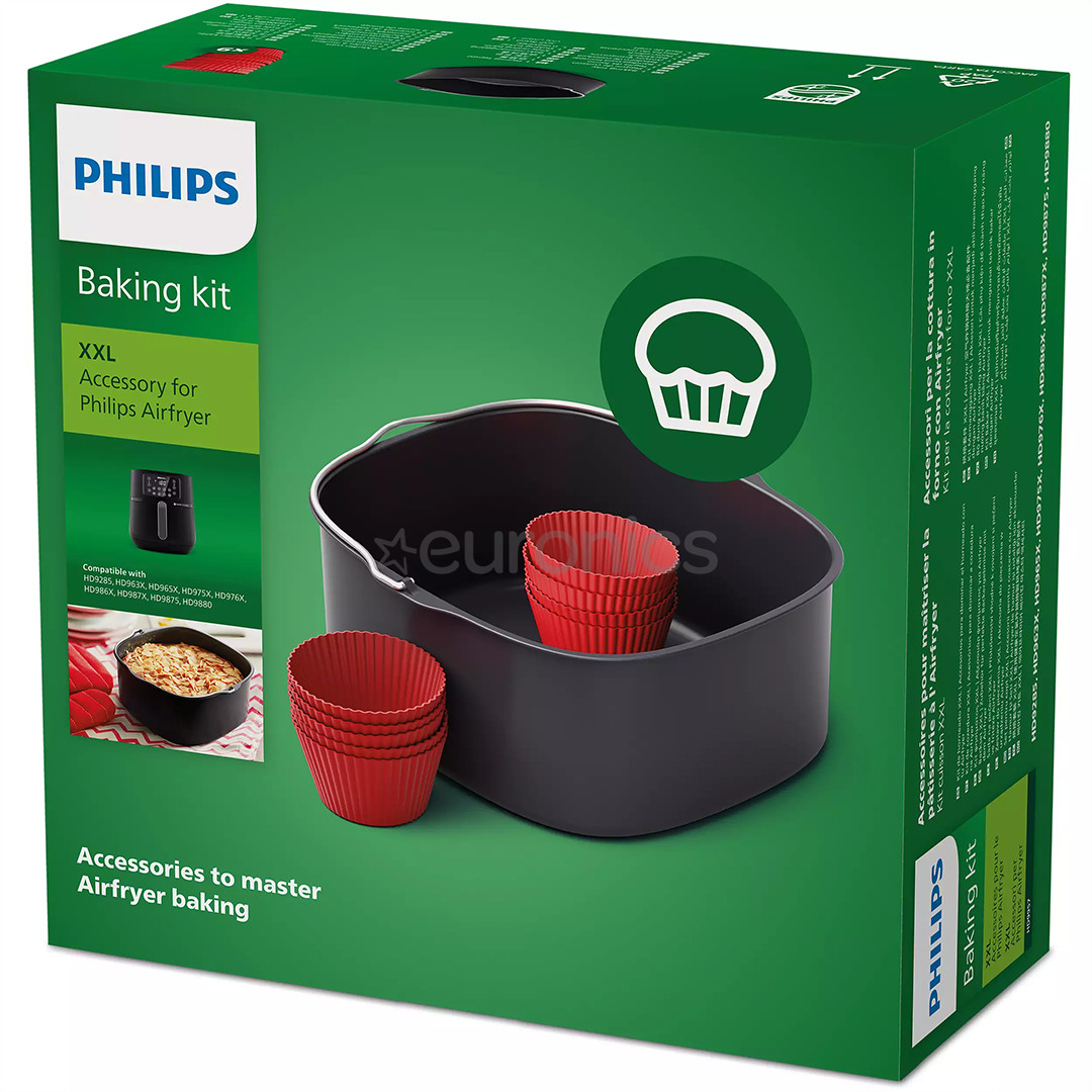 Philips XXL, 2,5 L, Air fryer accessory - Baking set