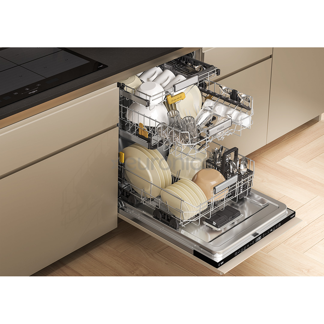 Whirlpool, 14 place settings, width 60 cm - Built-in dishwasher