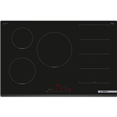 Bosch Series 6, platums 80 cm, bez rāmja, melna - Iebūvējama indukcijas plīts virsma