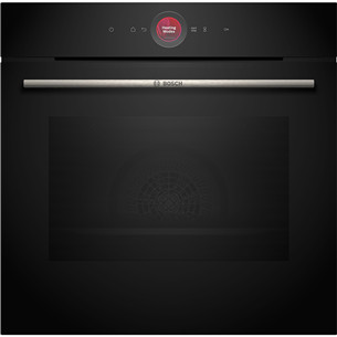 Bosch, Series 8, пиролитическая очистка, 71 л, черный - Интегрируемый духовой шкаф HBG7742B1S