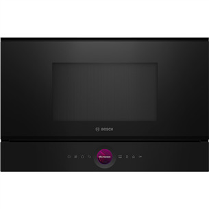 Bosch, Series 8, черный - Интегрируемая микроволновая печь BFL7221B1
