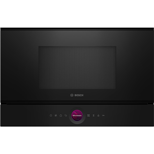Bosch, Series 8, black - Built-in microwave oven BFL7221B1