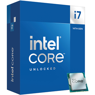 Intel Core i7-14700KF, 20 ядер, 125 Вт, LGA1700 - Процессор BX8071514700KFSRN3Y