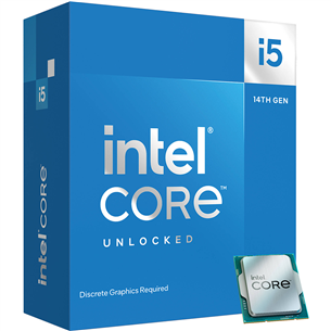 Intel Core i5-14600KF, 14-cores, 125 W, LGA1700 - Procesors