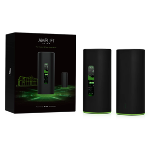 AmpliFi Alien Router + MeshPoint, WiFi 6, melna - Bezvadu rūteris