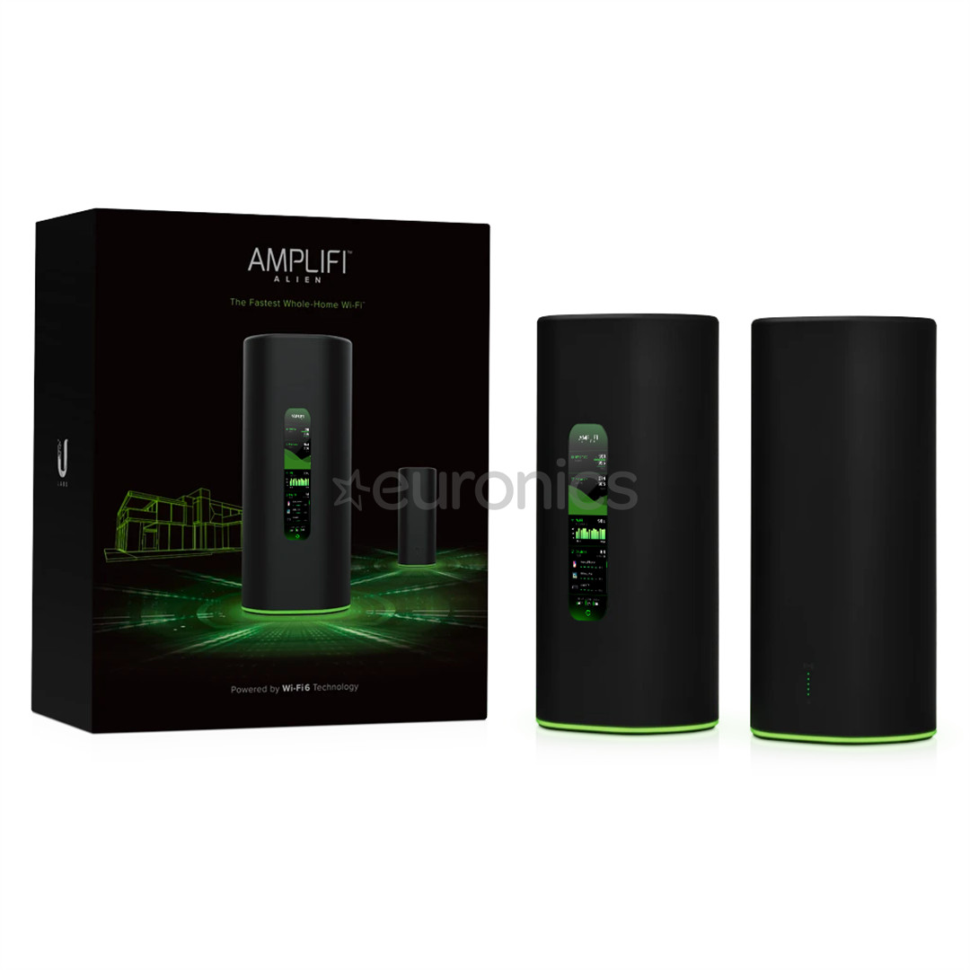 AmpliFi Alien Router + MeshPoint, WiFi 6, black - WiFi router