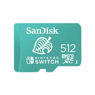 SanDisk microSDXC card for Nintendo Switch, 512 ГБ - Карта памяти SDSQXAO-512G-GNCZN