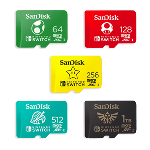 SanDisk microSDXC card for Nintendo Switch, 128 GB - Atmiņas karte