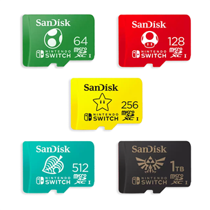 SanDisk microSDXC card for Nintendo Switch, 128 ГБ - Карта памяти