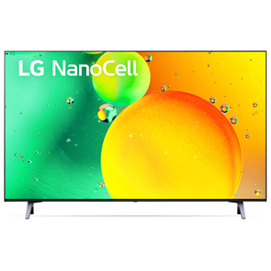 LG NANO753QC, 43'', Ultra HD, LED LCD, NanoCell, черный - Теоевизор 43NANO753QC.AEU