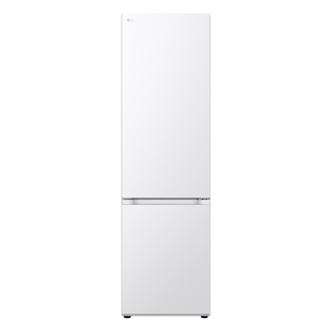 LG, NoFrost, 387 L, augstums 203 cm, balta - Ledusskapis GBV5240DSW.ASWQEUR