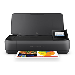 HP OfficeJet 250 Mobile, черный - Портативный многофункциональный принтер