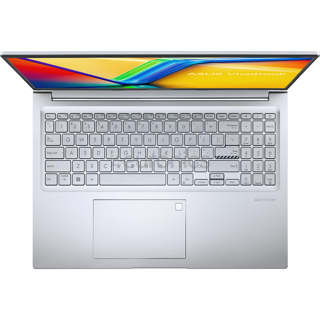ASUS VivoBook 16, WUXGA, Ryzen 7, 16 GB, 512 GB, ENG, sudraba - Portatīvais dators