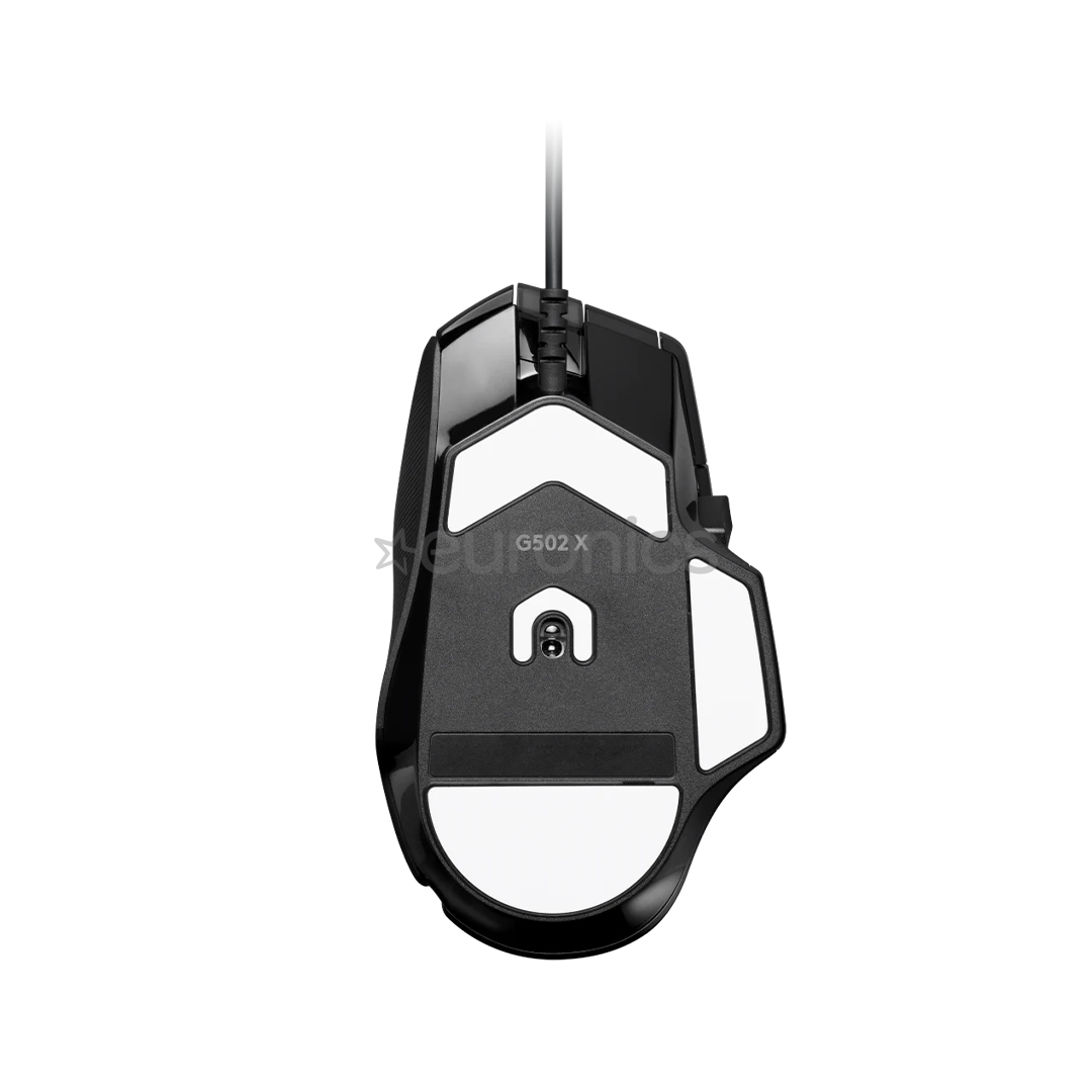 Logitech G502 X + G240, melna - Datorpele ar vadu un peles paliktnis