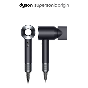 Dyson Supersonic Origin, 1600 W, melna - Matu fēns