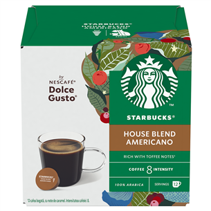 Starbucks Nescafe Dolce Gusto House Blend Americano - Kafijas kapsulas 7613036989268