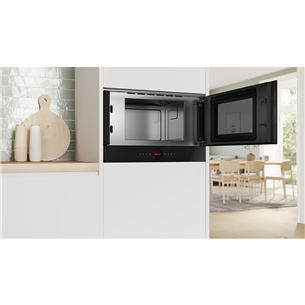 Bosch, Series 8, black - Built-in microwave oven