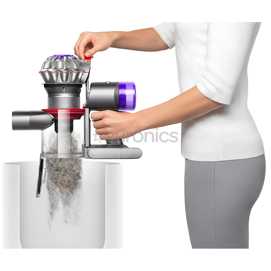 Dyson V8 (2023), sudraba - Bezvadu putekļu sūcējs