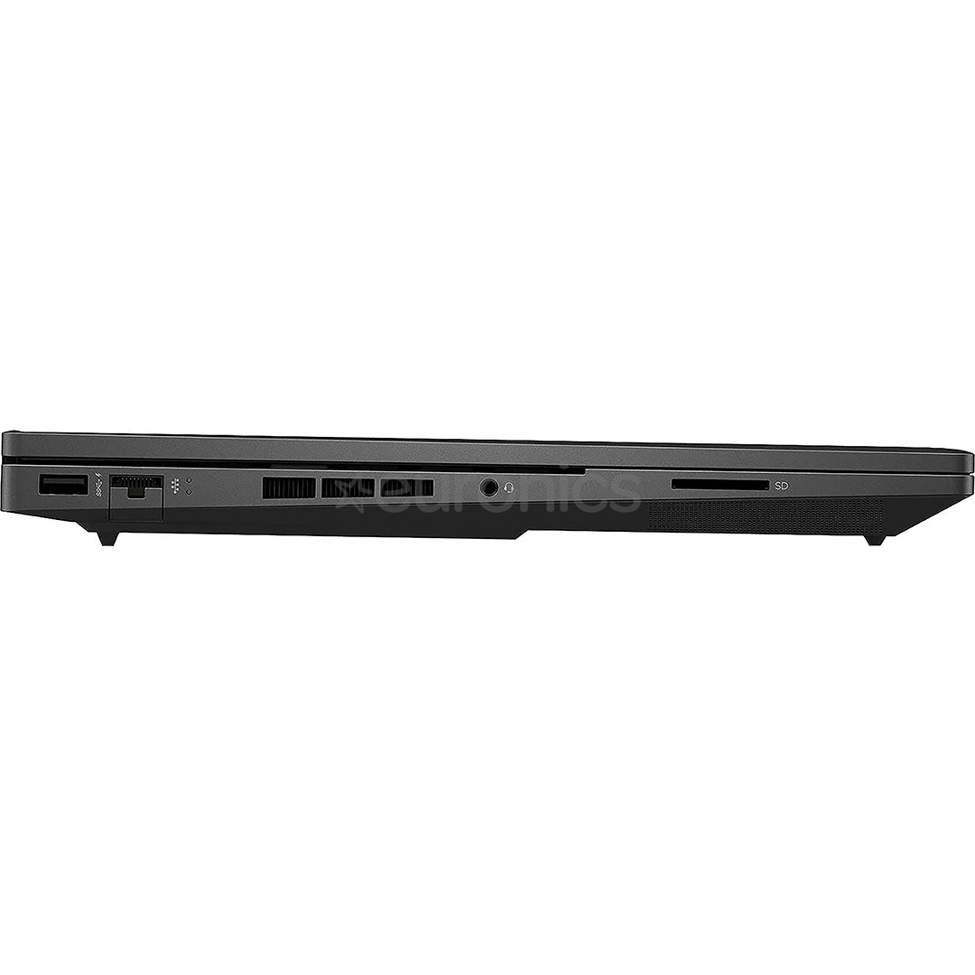 HP OMEN 16-xd0005no, 16,1'', FHD, 144 Hz, Ryzen 7, 16 GB, 512 GB, RTX 4050, SWE, melna - Portatīvais dators