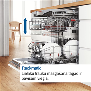 Bosch Serie 6, 14 kompleti, platums 59.8 cm - Iebūvējama trauku mazgājamā mašīna