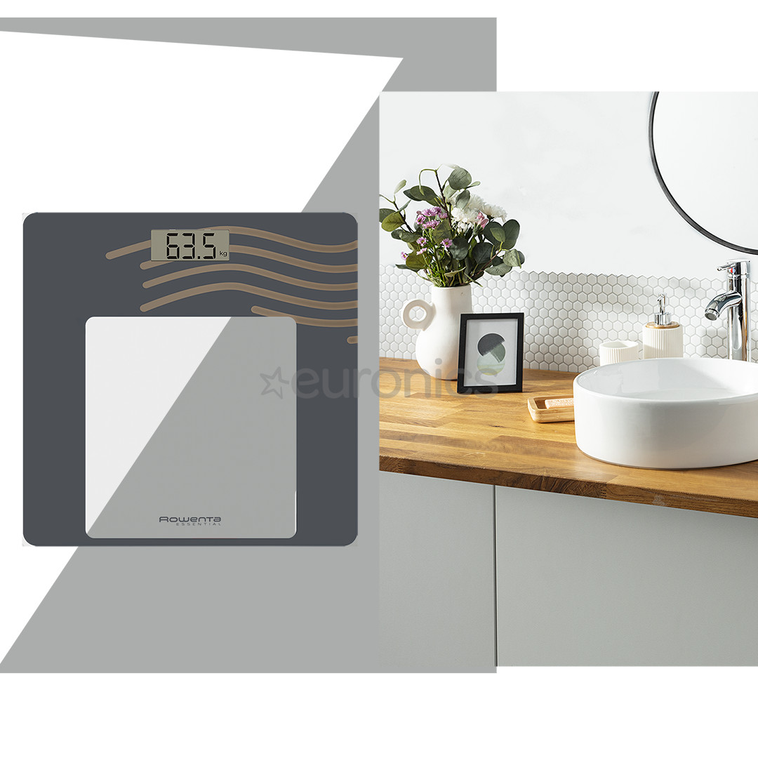 Rowenta Essential Dune, tumši pelēka - Elektroniskie svari